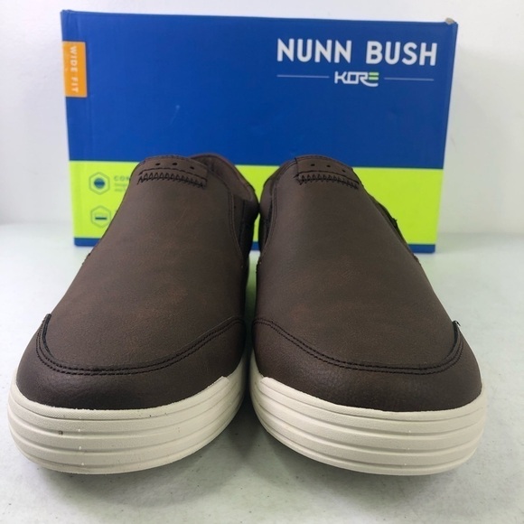 Nunn Bush City Walk Slip On Brown Loafer Shoes Size 8W main image 4
